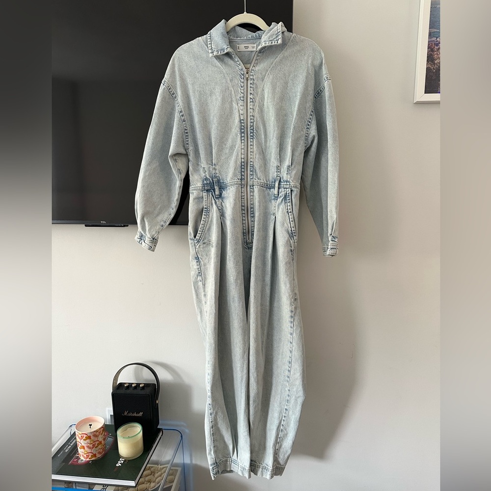Mango denim jumpsuit size M